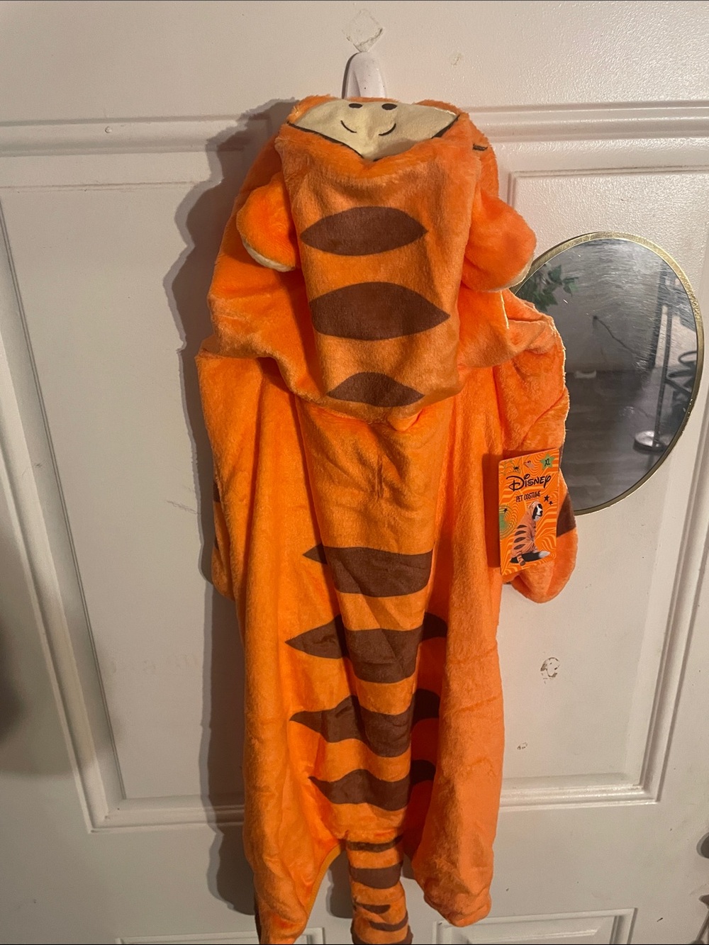 Disney Tigger Orange dog Costume Hoodie Robe